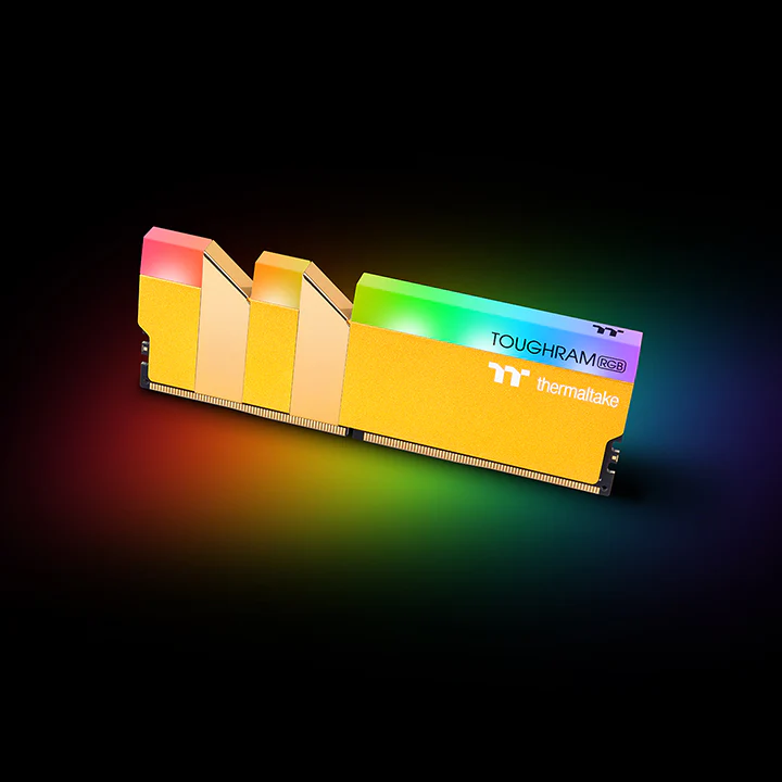 TOUGHRAM RGB Memory DDR4 3600MHz 16GB (8GB x2)-Metallic Gold - Image 5