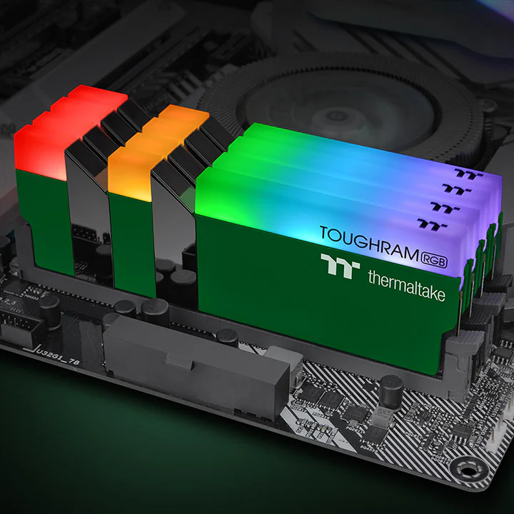 TOUGHRAM RGB Memory DDR4 3600MHz 16GB (8GB x2)-Racing Green - Image 5