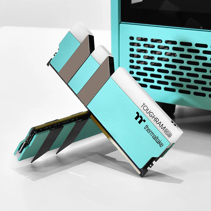 TOUGHRAM RGB Memory DDR4 3600MHz 16GB (8GB x2)-Turquoise - Image 4