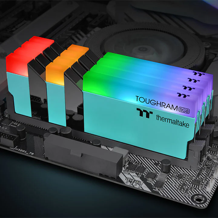 TOUGHRAM RGB Memory DDR4 3600MHz 16GB (8GB x2)-Turquoise - Image 5