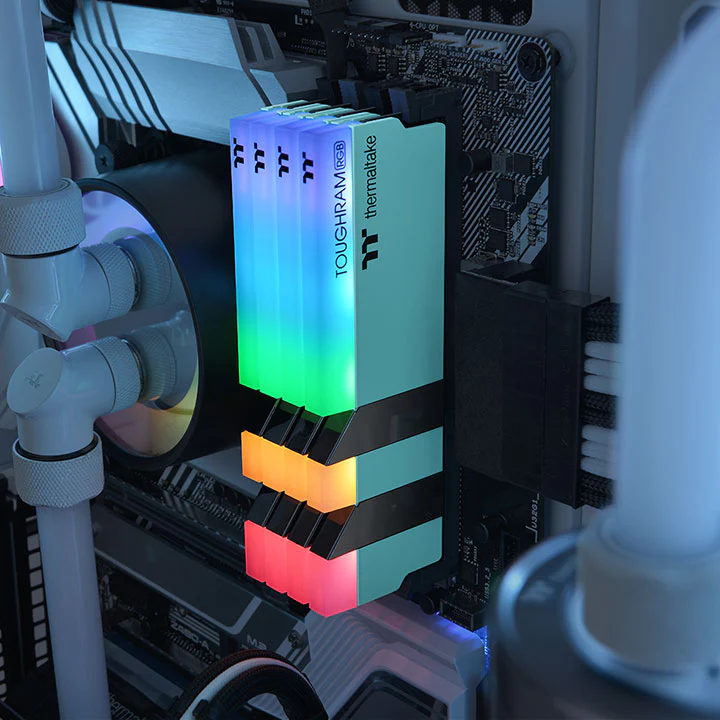 TOUGHRAM RGB Memory DDR4 3600MHz 16GB (8GB x2)-Turquoise - Image 6