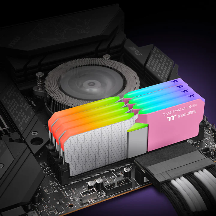 TOUGHRAM XG RGB D5 Memory DDR5 6000MT/s 32GB (16GB x2) –  Bubble Pink - Image 5