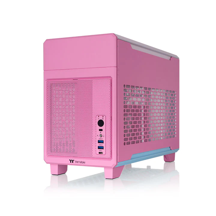 TR100 Bubble Pink Mini Tower Chassis - Image 6