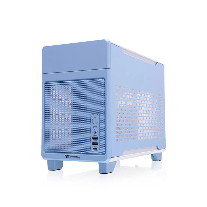 TR100 Hydrangea Blue Mini Tower Chassis - Image 3