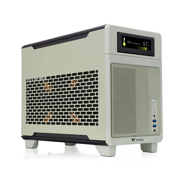 TR100 Matcha Green Mini Tower Chassis - Image 2