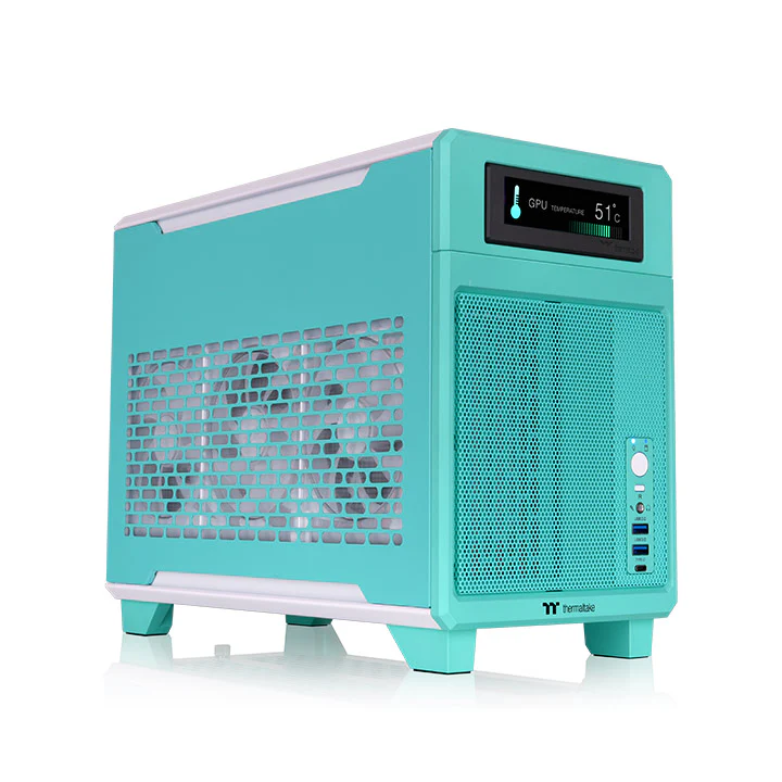 TR100 Mint Strawberry Mini Tower Chassis - Image 2