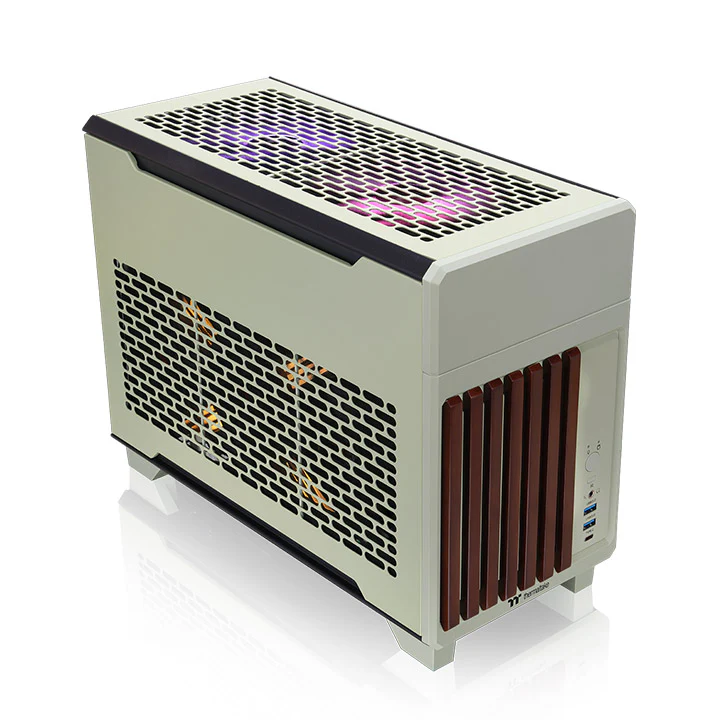 TR100 WS Matcha Green Mini Tower Chassis - Image 3