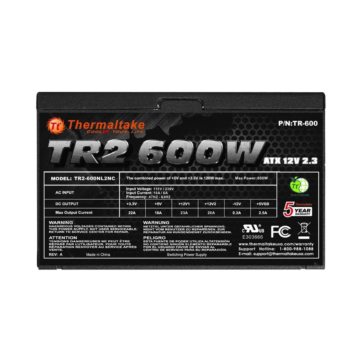 TR2 600W (US) - Image 3