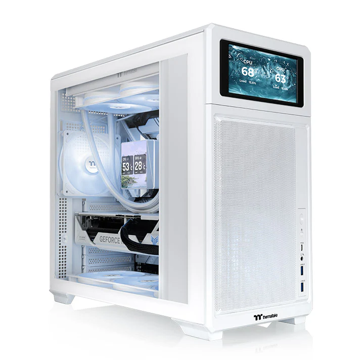 TR300 TG Snow Mid Tower Chassis - Image 2