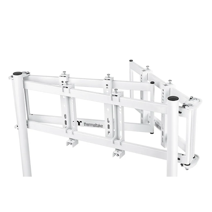 Triple Racing Monitor Stand Snow - Image 4