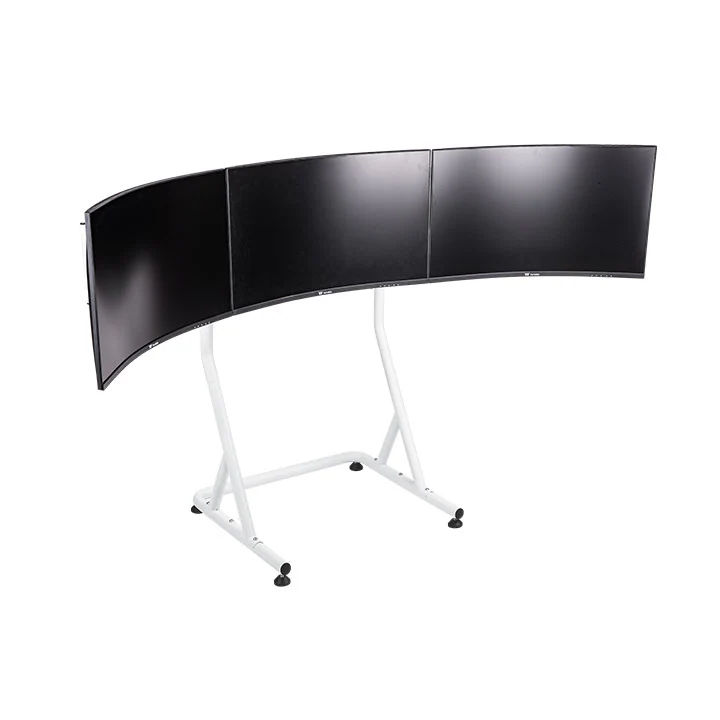 Triple Racing Monitor Stand Snow - Image 5