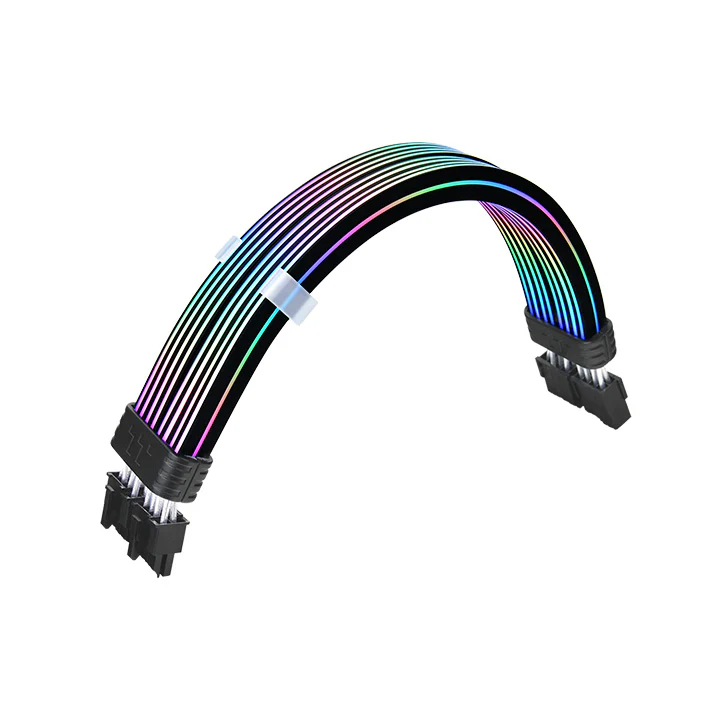 Tt Mod 8 pin ARGB Cable, Illuminated Extension Cable - Image 2