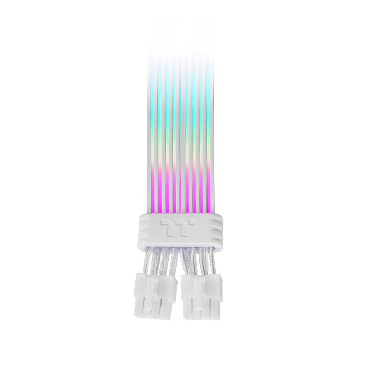 Tt Mod 8 pin ARGB Snow Cable, Illuminated Extension Cable - Image 4