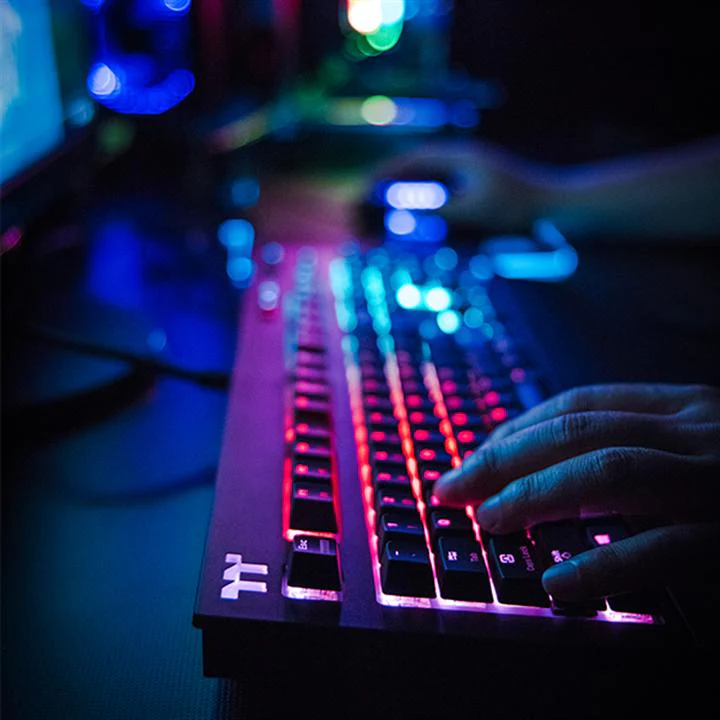 TT Premium X1 RGB Cherry MX Blue Keyboard - Image 7