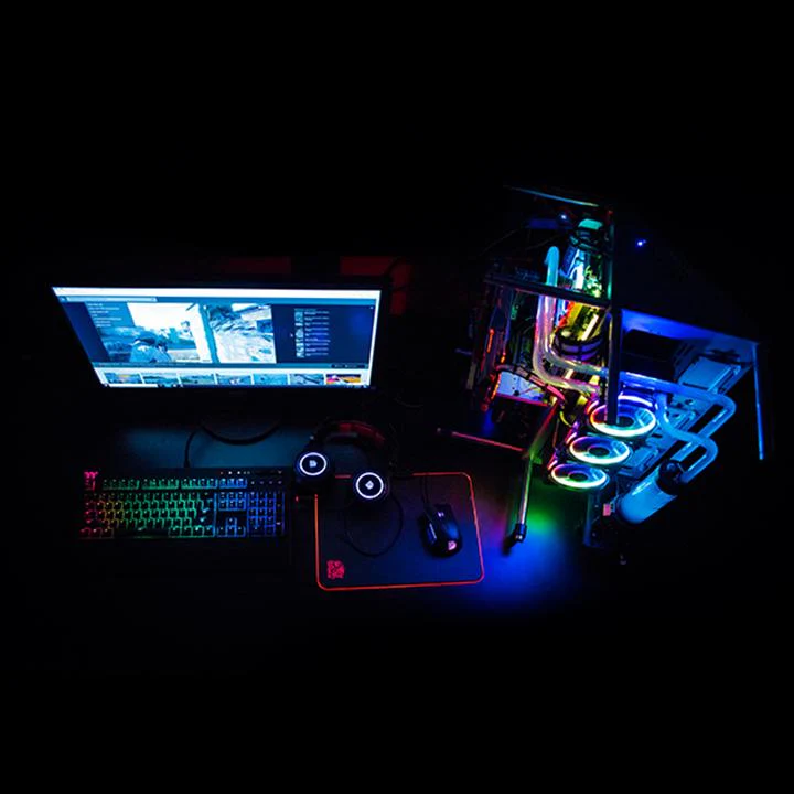 TT Premium X1 RGB Cherry MX Silver Keyboard - Image 8