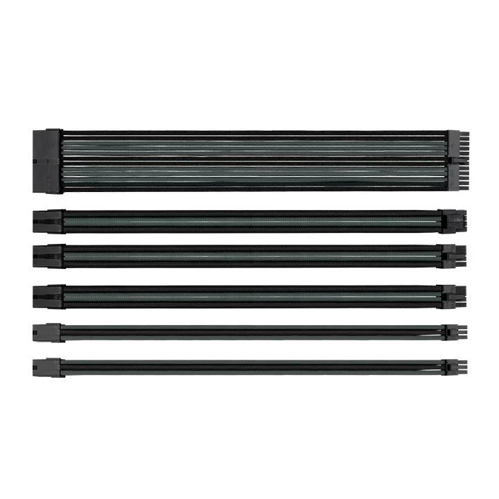 TtMod Sleeve Cable (Cable Extension) – Space Gray and Black