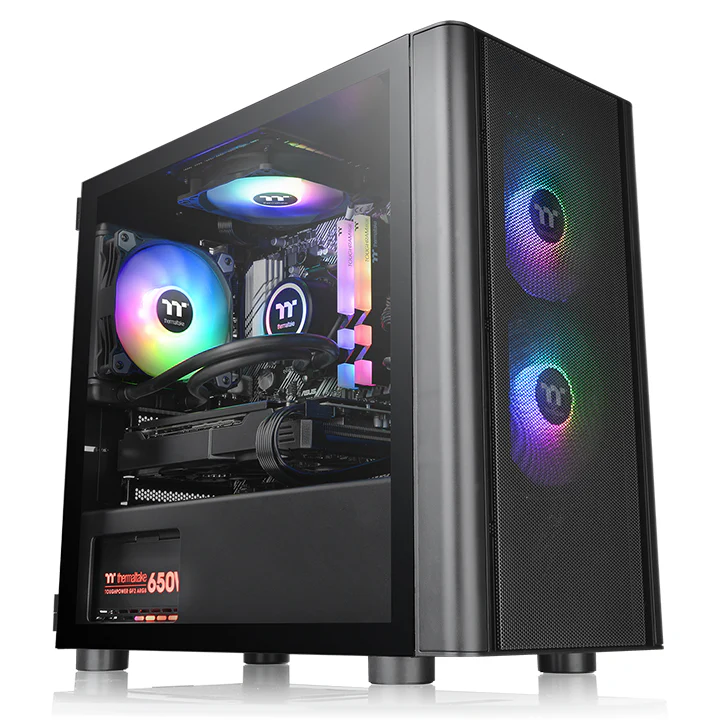 V150 Tempered Glass ARGB Breeze Micro Chassis - Image 2