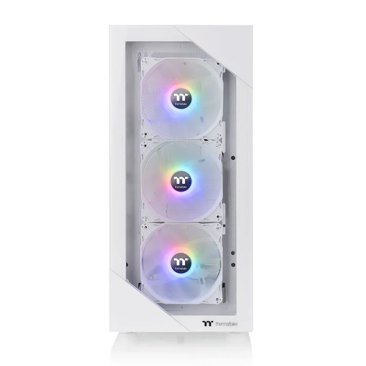 View 200 TG ARGB Snow Mid Tower Chassis - Image 3