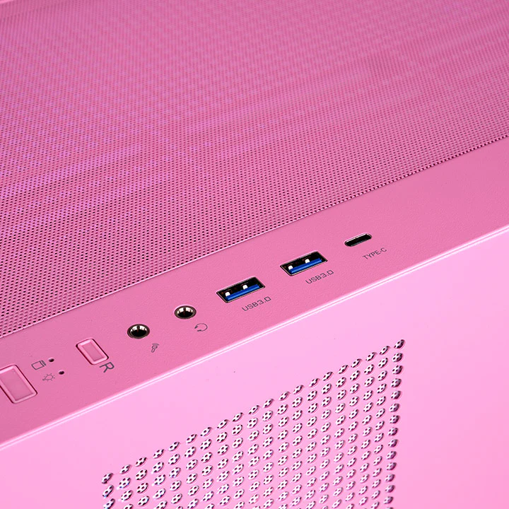 View 270 Plus TG ARGB Bubble Pink Mid Tower Chassis - Image 2