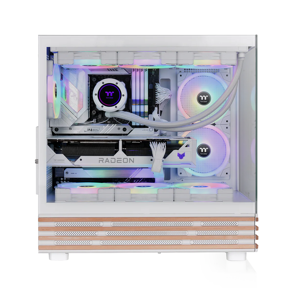 View 270 Plus WS ARGB Snow Mid Tower Chassis - Image 3