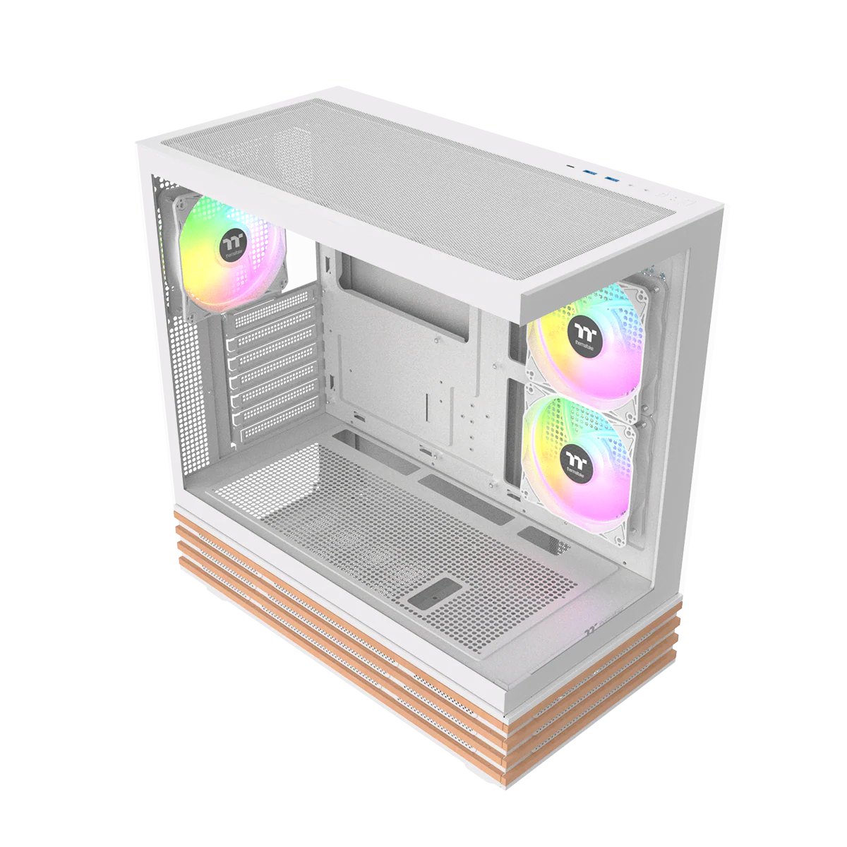View 270 Plus WS ARGB Snow Mid Tower Chassis - Image 6