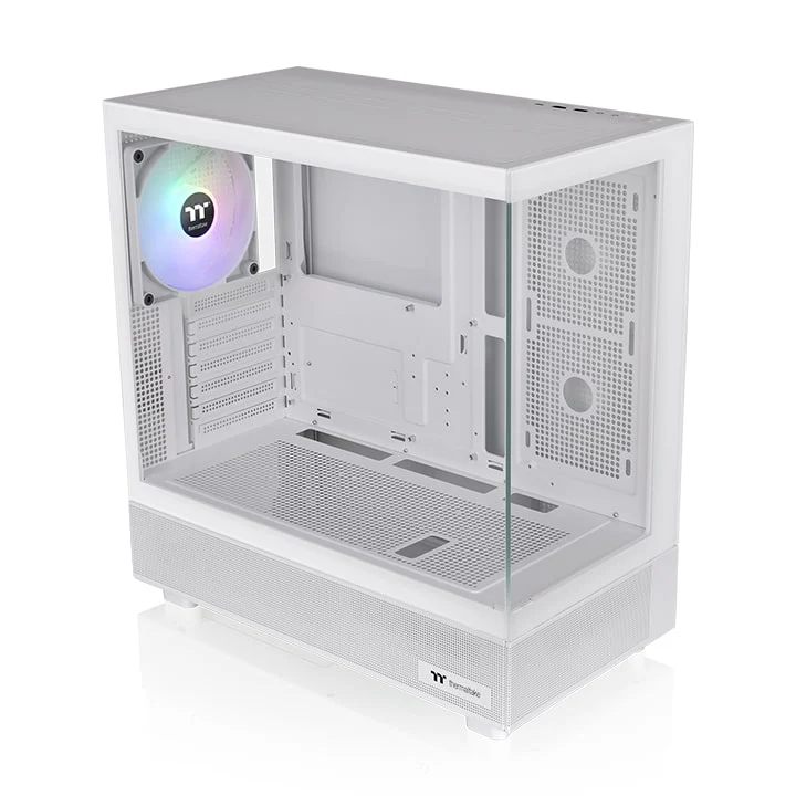 View 270 TG ARGB Snow Mid Tower Chassis - Image 7