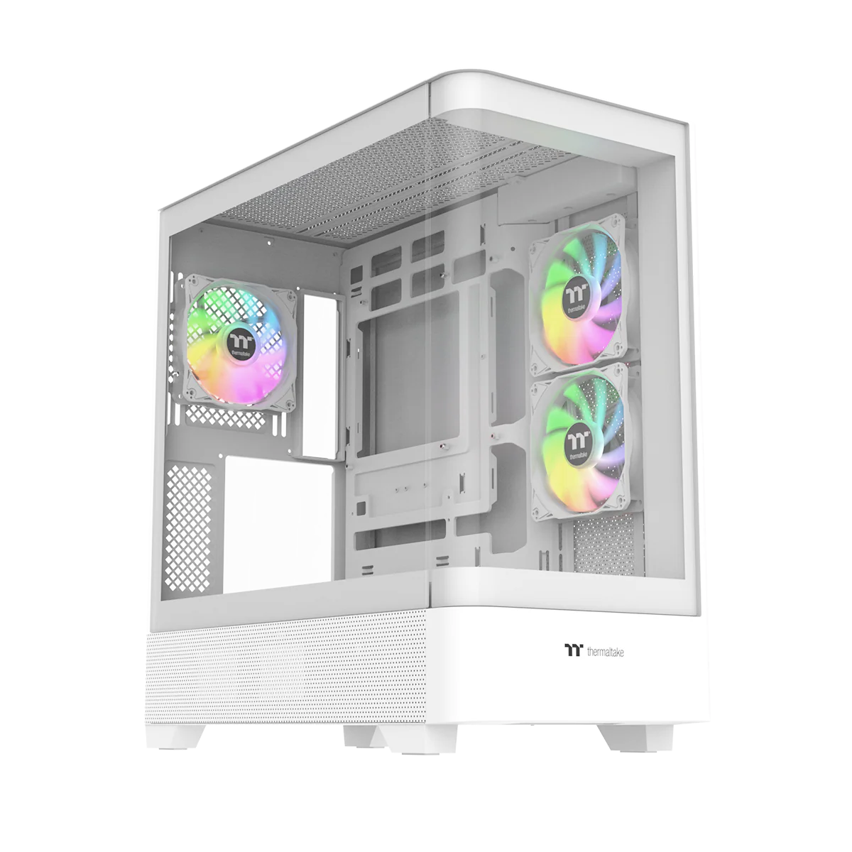 View 290 TG ARGB Snow Mid Tower Chassis