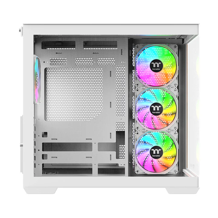 View 380 WS ARGB Snow Mid Tower Chassis - Image 3