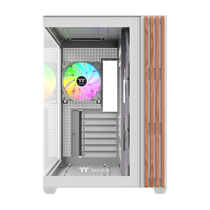 View 380 WS ARGB Snow Mid Tower Chassis - Image 5