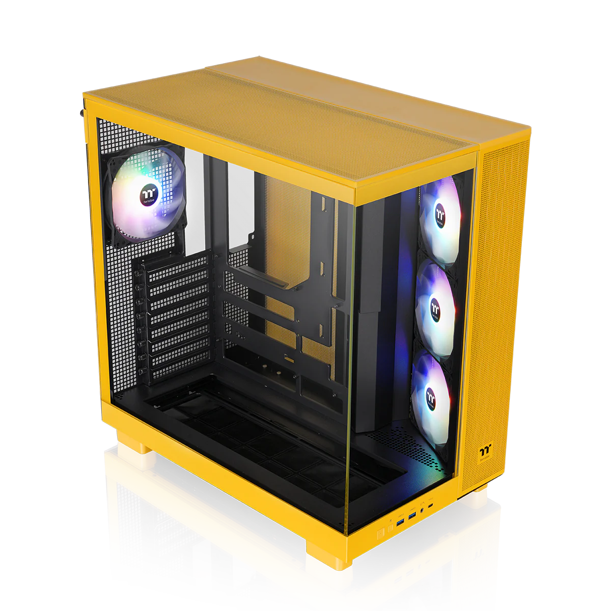 View 380 XL TG ARGB Bumblebee Mid Tower Chassis - Image 12