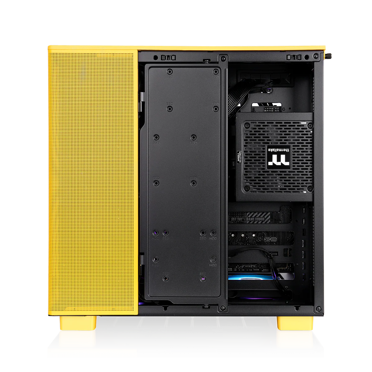 View 380 XL TG ARGB Bumblebee Mid Tower Chassis - Image 7