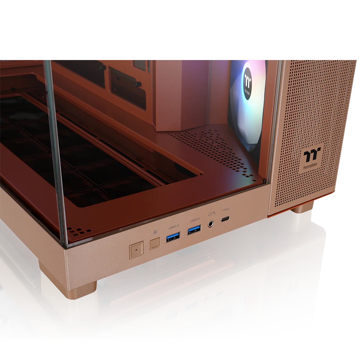 View 380 XL TG ARGB Gravel Sand Mid Tower Chassis - Image 11