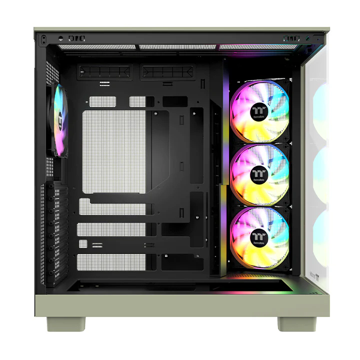 View 380 XL WS ARGB Matcha Green Mid Tower Chassis - Image 3