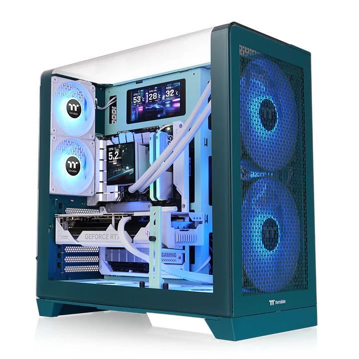View 390 Air Transformative Teal Mid Tower Chassis - Image 2