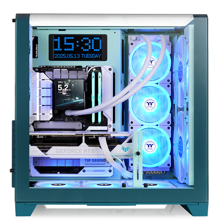 View 390 Air Transformative Teal Mid Tower Chassis - Image 3