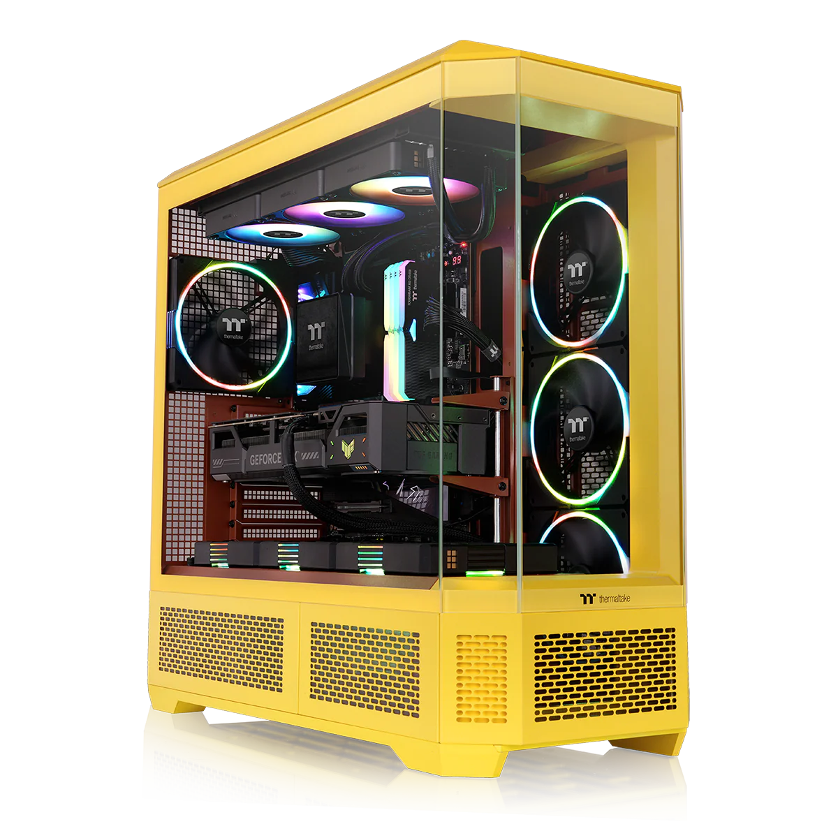 View 600 TG Butter Caramel Full Tower Chassis - Image 2