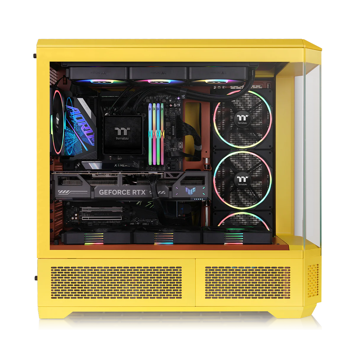 View 600 TG Butter Caramel Full Tower Chassis - Image 3
