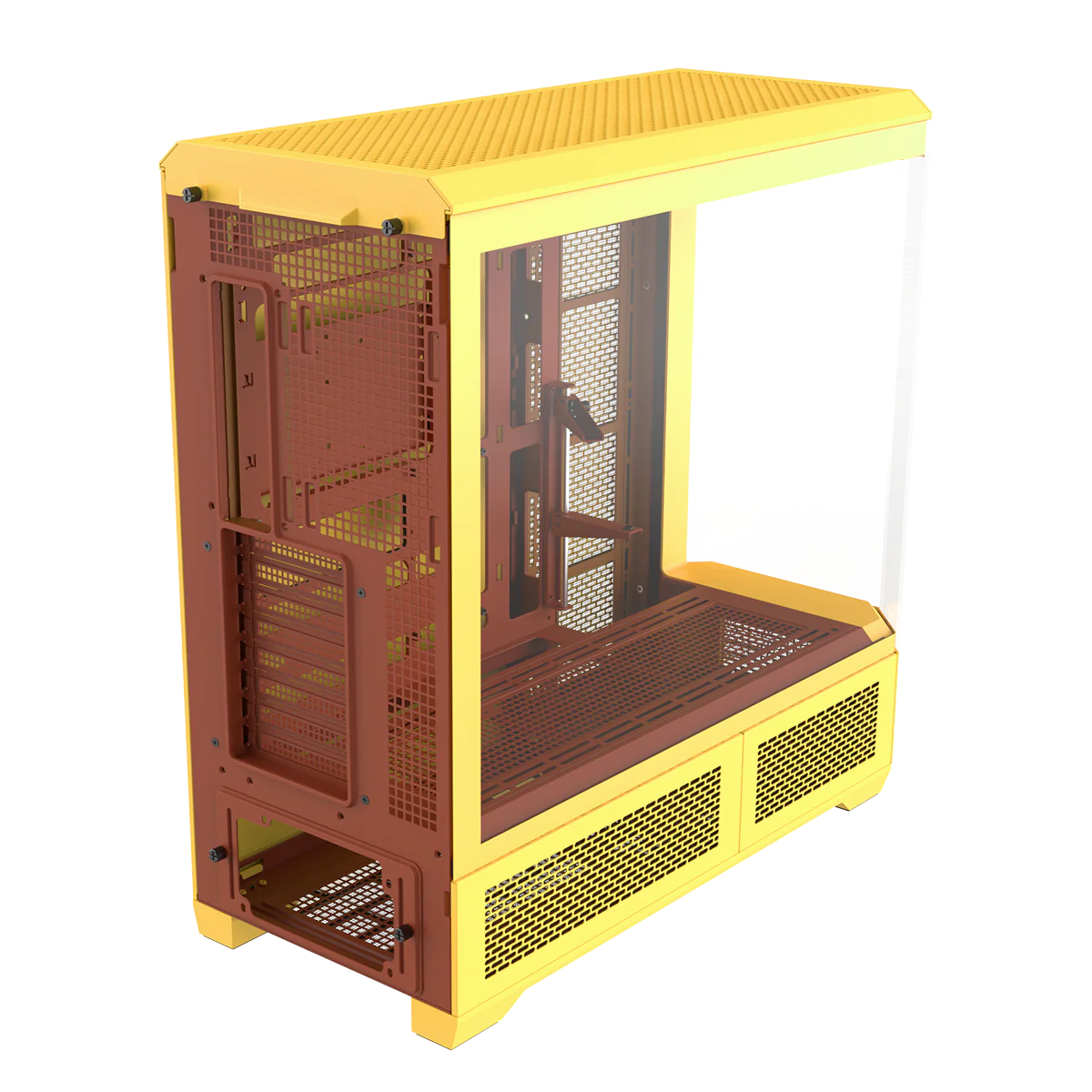 View 600 TG Butter Caramel Full Tower Chassis - Image 7