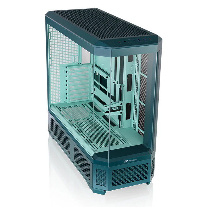 View 600 TG Transformative Teal Full Tower Chassis
