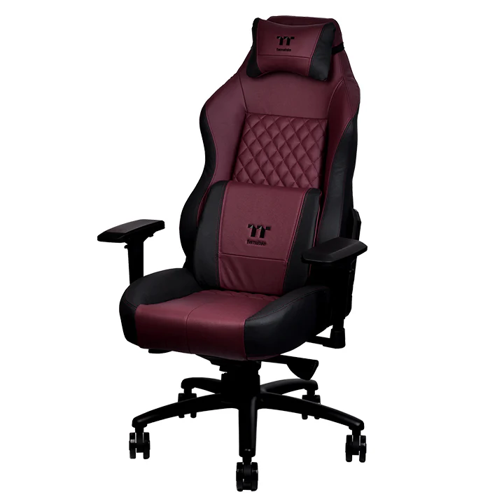 X Comfort Real Leather Burgundy Red  Gaming Chair - Image 3