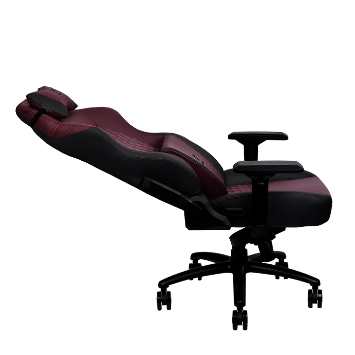 X Comfort Real Leather Burgundy Red  Gaming Chair - Image 5